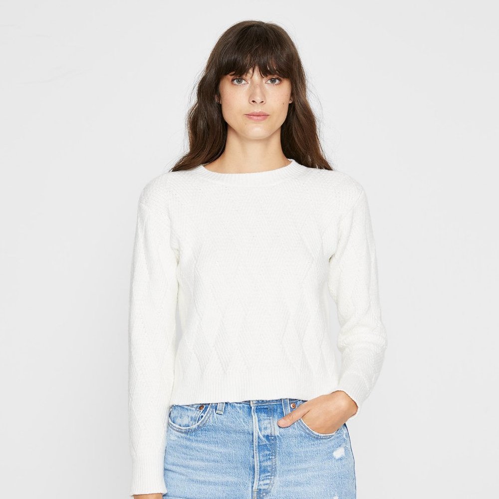 NWT Club Monaco diamond weave sweater, size XL